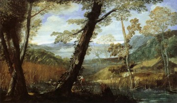 アンニーバレ・カラッチ川の風景 Oil Paintings
